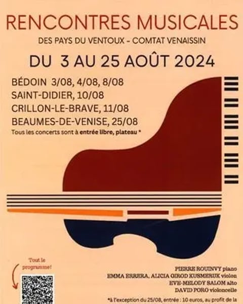 Rencontres Musicales du Ventoux, Comtat Venaissin