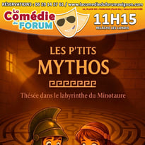 Les p'tits mythos : Thésée dans la labyrinthe du Minotaure