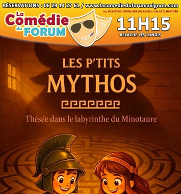 Les p'tits mythos : Thésée dans la labyrinthe du Minotaure