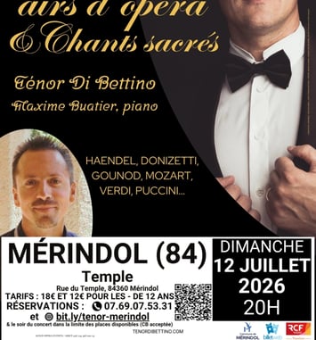 Grands Airs d'Opéra et Chants Sacrés par le Ténor Di Bettino et Maxime Buatier