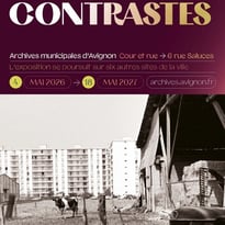 Découverte de l'exposition temporaire « Contrastes : Avignon à deux siècles de photographies »