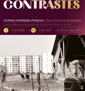 Découverte de l'exposition temporaire « Contrastes : Avignon à deux siècles de photographies »