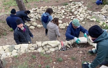Initiation pierre sèche : apprendre à construire un muret traditionnel