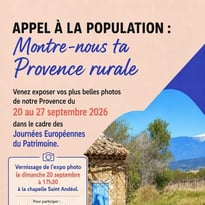 Exposition « Provence rurale : la vie des cabanons » : tableaux de Jean-Louis Sauzade, photographies de Laure Néron et fresque collective de photos