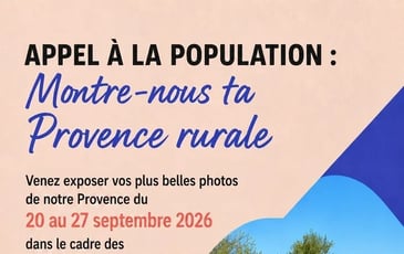 Exposition « Provence rurale : la vie des cabanons » : tableaux de Jean-Louis Sauzade, photographies de Laure Néron et fresque collective de photos