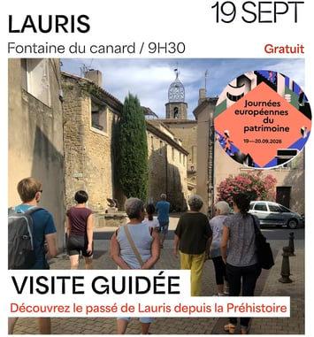 Lauris : Visite historique du village