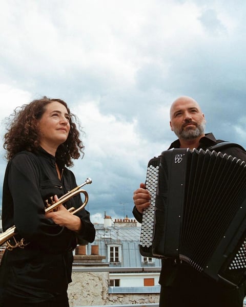 Airelle Besson et Lionel Suarez