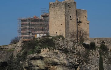 Visite du chantier du château