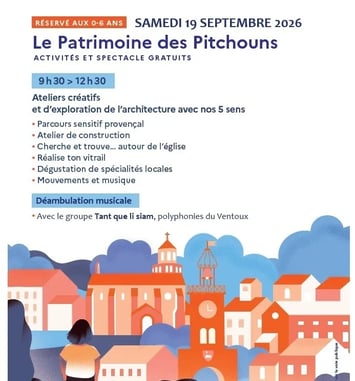 Le Patrimoine des Pitchouns, pour les 0-6 ans