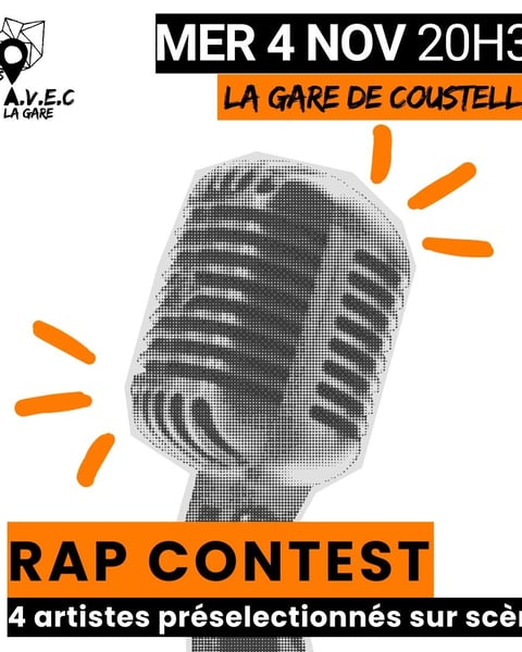 Rap Contest, 4 artistes présélectionnés sur scène
