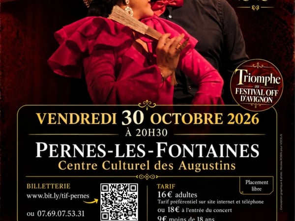 "Ténor in flamenco", le show musical n°1 du Festival Off d'Avignon, avec le Ténor Di Bettino et La Loli